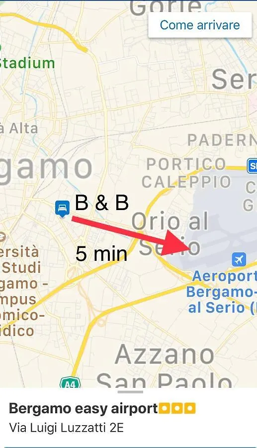 Apartamento Bergamo Easy Airport